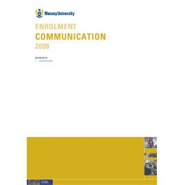 Enrolment Communication, 2008