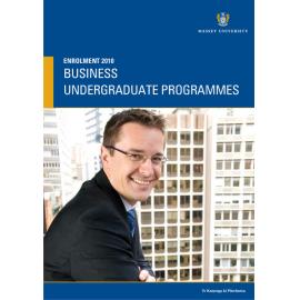Enrolment Business Undergraduate Programmes, 2010
