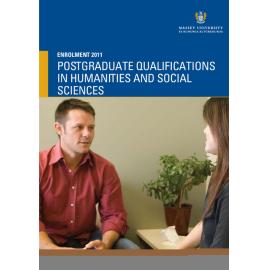 Enrolment Postgraduate Qualifications in Humanities and Social Sciences, 2011
