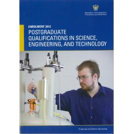 Enrolment Postgraduate Qualifications in Science, Engineering and Technology, 2012