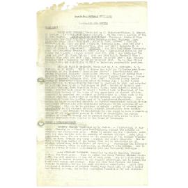 Chaff, 1947 - Supplement - MACSA Election candidates list