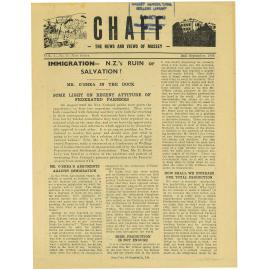 Chaff, 1(6), 1949-09-02