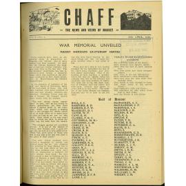 Chaff, 2(4), 1950-04-20