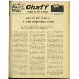 Chaff, 4(1), 1952-02