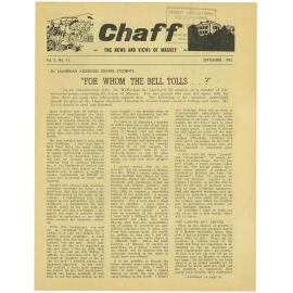 Chaff, 5(11), 1953-09 