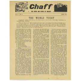 Chaff, 6(5), 1954-06