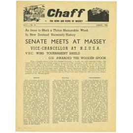 Chaff, 6(10), 1954-08