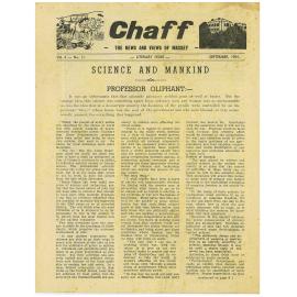 Chaff, 6(11), 1954-09