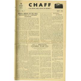 Chaff, 7(7), 1955-07