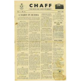 Chaff, 7(10), 1955-07