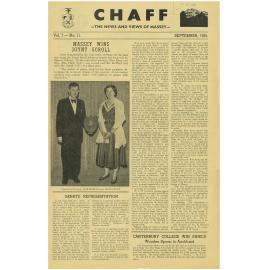 Chaff, 7(11), 1955-09