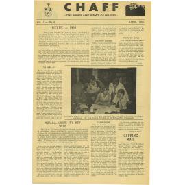 Chaff, 8(4), 1956-04