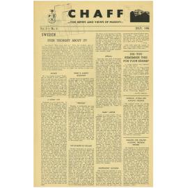 Chaff, 8(8), 1956-07