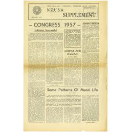 NZUSA Supplement, 1957-02