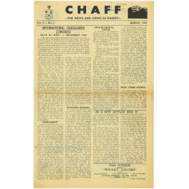 Chaff, 9(2), 1957-03