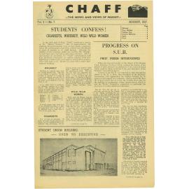 Chaff, 9(7), 1957-08
