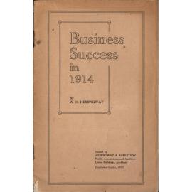 Business success in 1914 