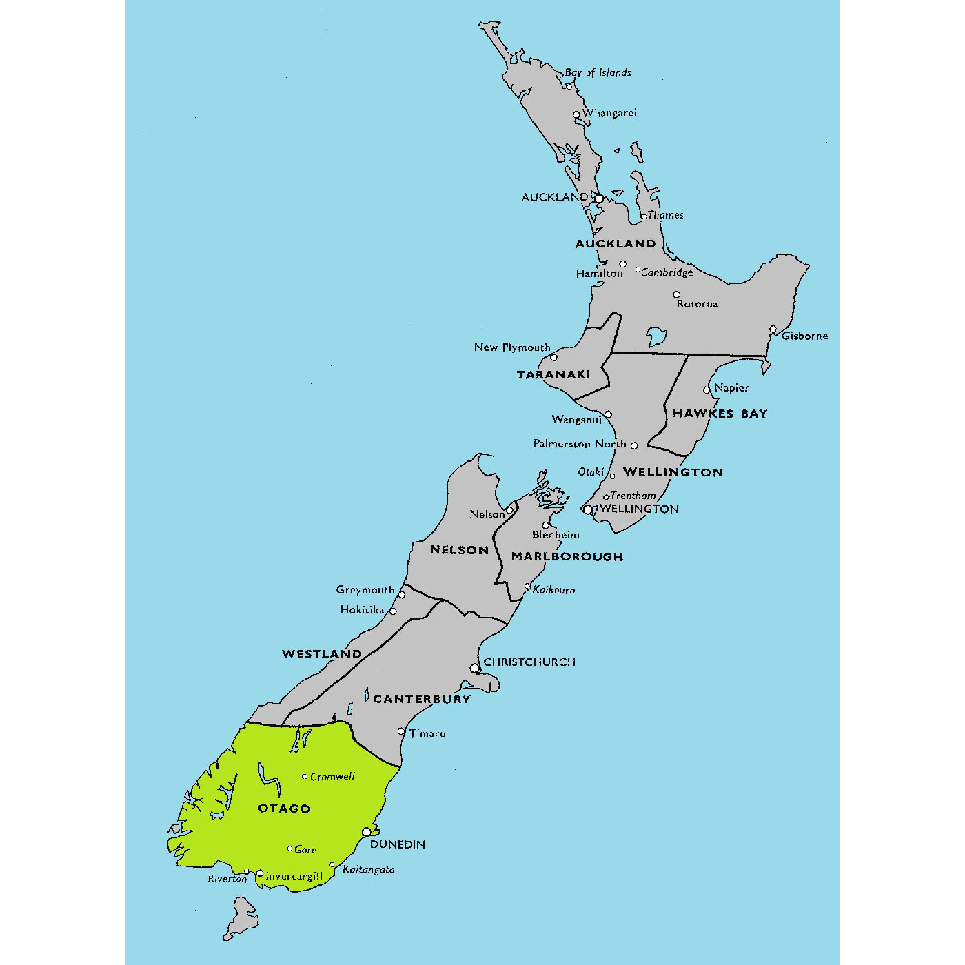 Dairy Companies Timeline, Otago and Southland Provinces, 1882-2001