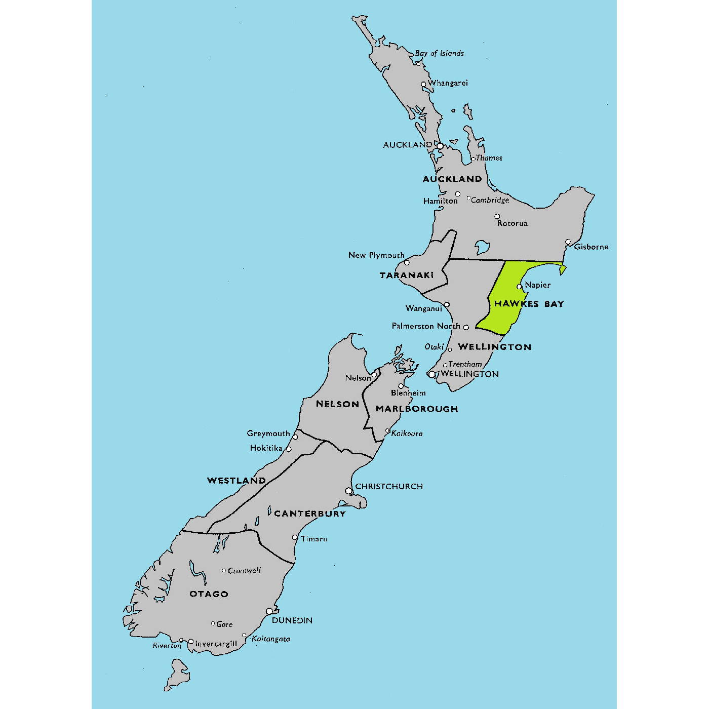 Dairy Companies Timeline, Hawke's Bay Province, 1892-2001