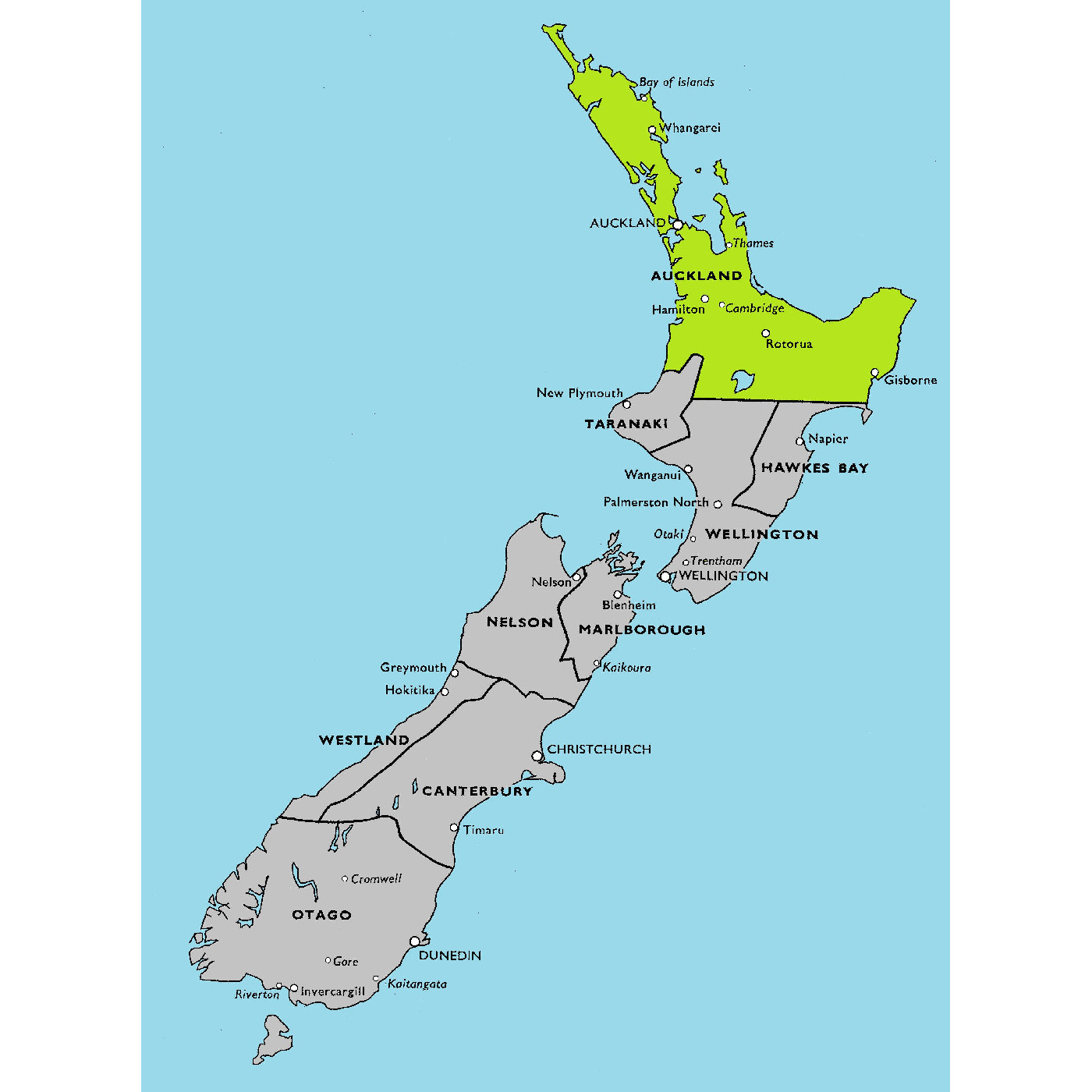Dairy Companies Timeline, Auckland Province, 1892-2001