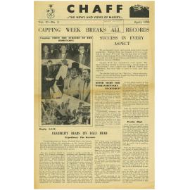 Chaff, 10(3), 1958-04
