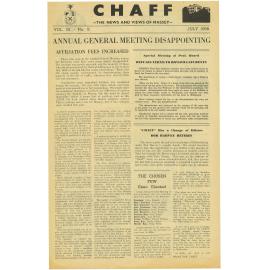 Chaff, 10(5), 1958-07
