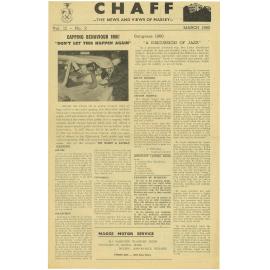 Chaff, 12(2), 1960-03