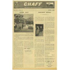 Chaff, 12(3), 1960-04