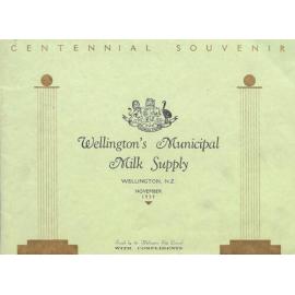 Wellington's Municipal Milk Supply, November 1939