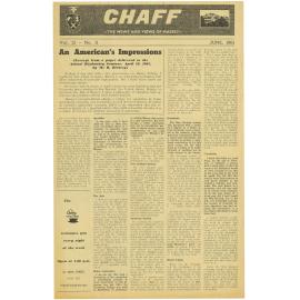 Chaff, 12(11), 1961-06