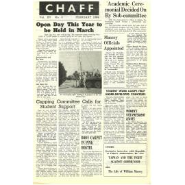 Chaff, 15(4), 1964-02
