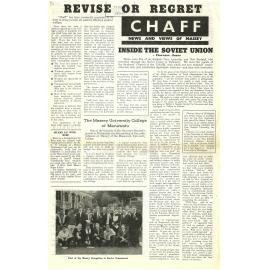 Chaff, 13(3), 1962-05