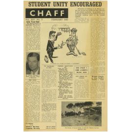 Chaff, 14(5), 1963-02