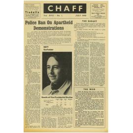 Chaff, 17(1), 1965-07