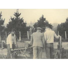 Massey Agricultural College. Building work, circa 1928