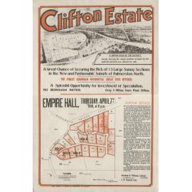 Clifton Estate, 1910