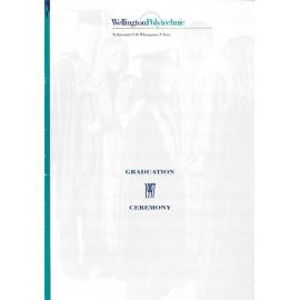 Wellington Polytechnic, Graduation Programme, 1997-05-09