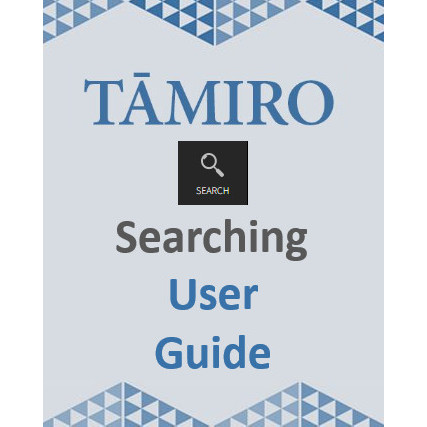 Guide to searching in Tāmiro