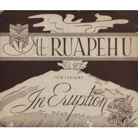 Mt. Ruapehu New Zealand in eruption