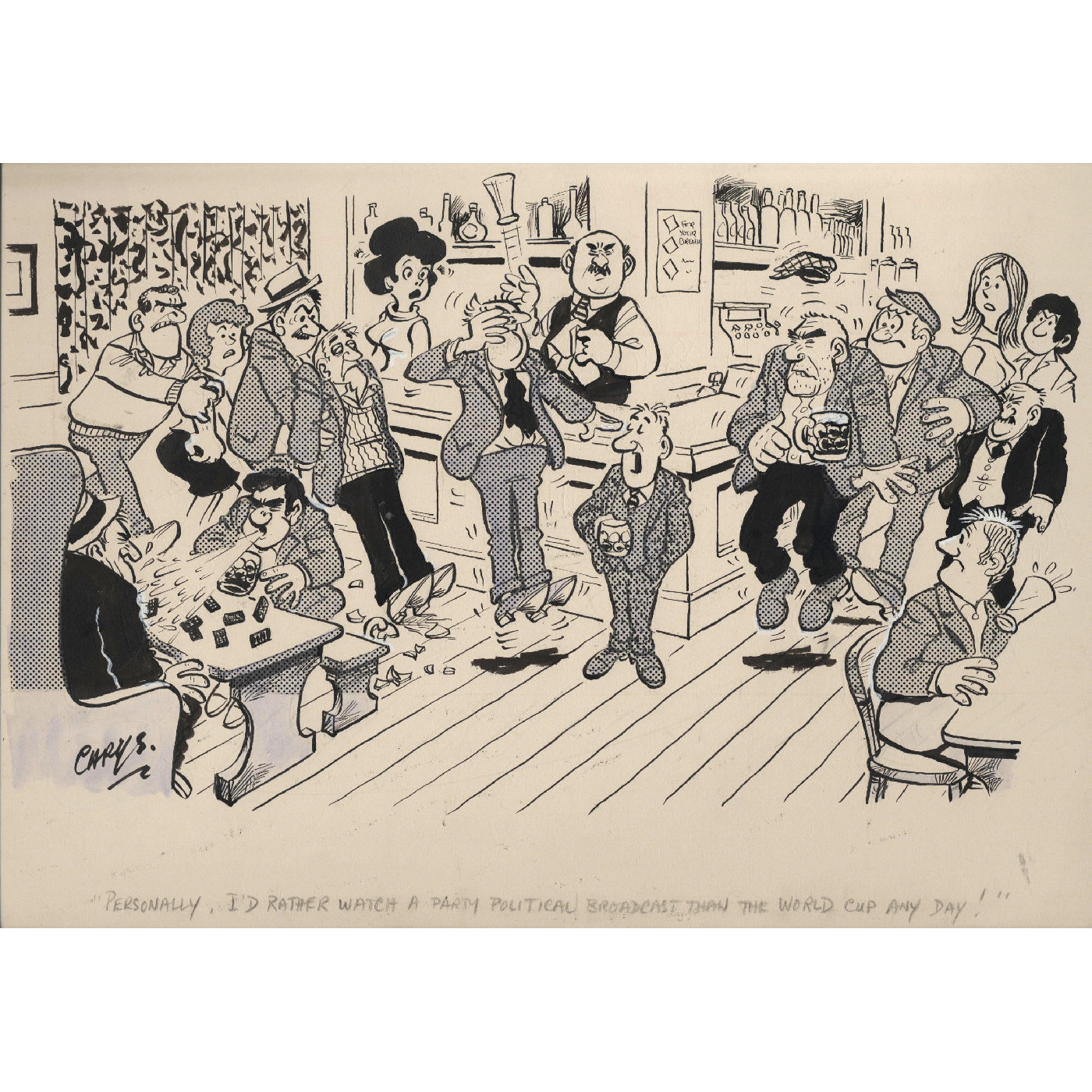 Chrys (George Chrystal) cartoons
