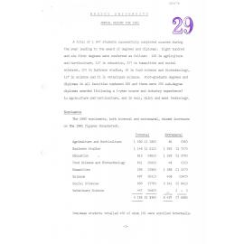 Massey University Annual Report, 1982