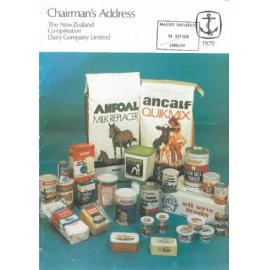 New Zealand Co-operative Dairy Company; Limited. Chairman's Address; 1979