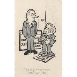 'You're in a right mess aren't you, Ted!'