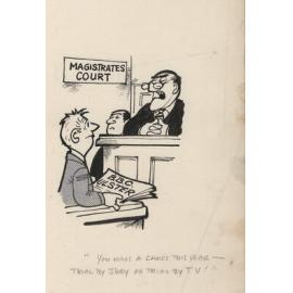 'You have a choice this year - trial by jury or trial by TV!'