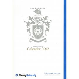 Massey University Calendar, 2002