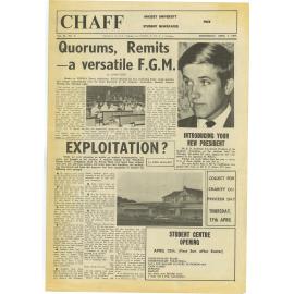 Chaff, 21(3), 1969-04-03
