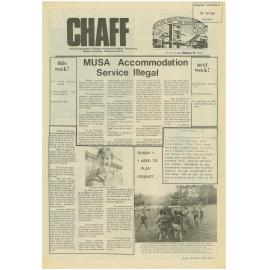 Chaff, 51(1) [Issue 4], 1984-03-21