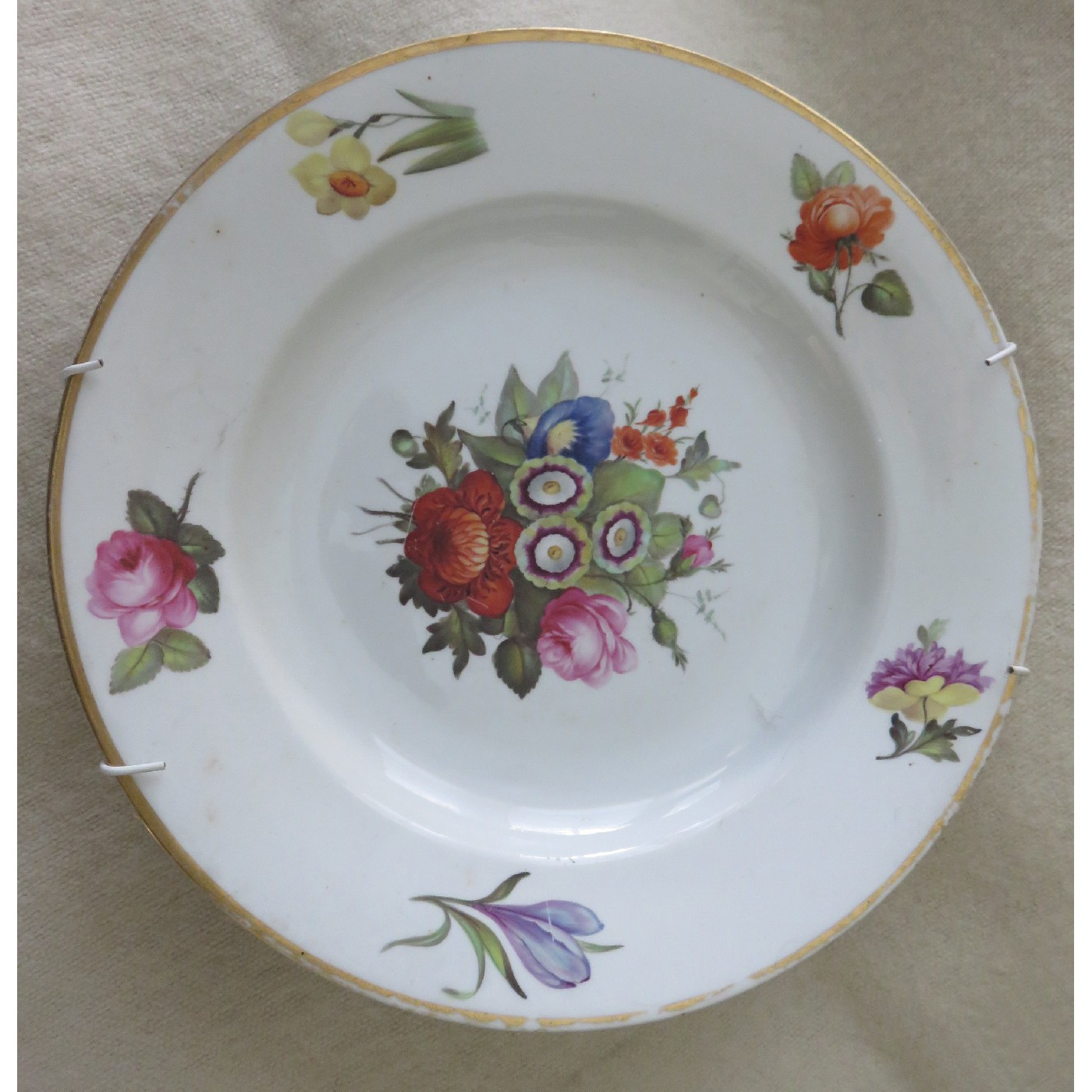 Crown Derby plate, pre-1825