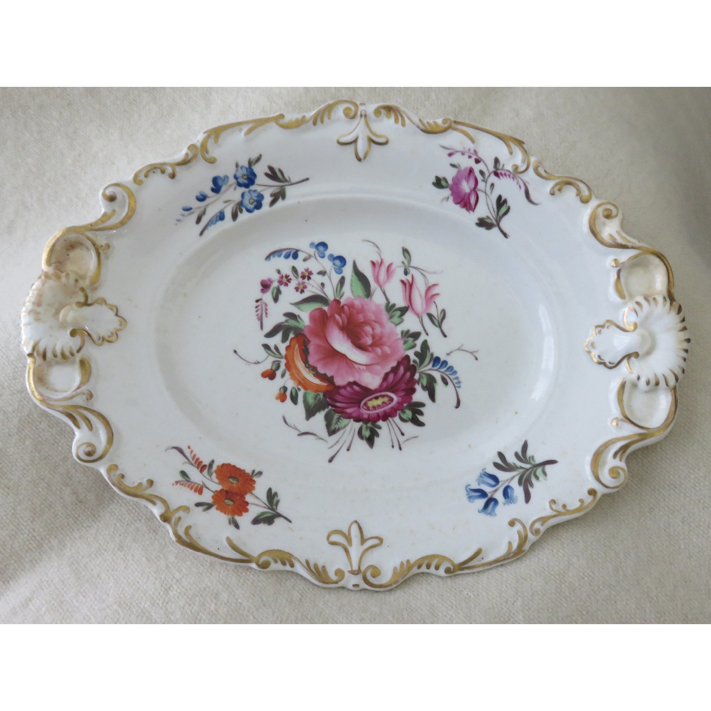 Porcelain plate, nineteenth century