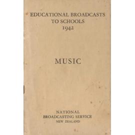 Educational broadcasts to schools: music, 1942